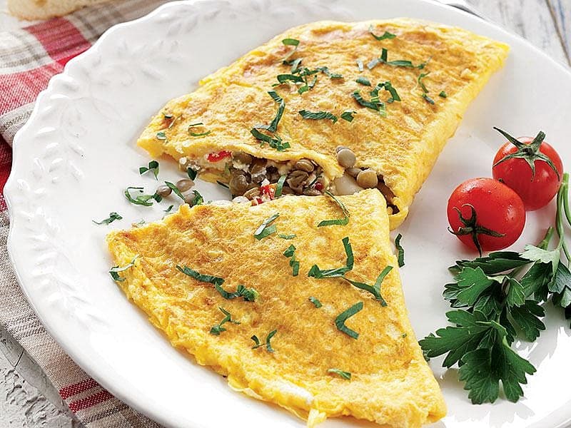 Bakliyatlı Omlet