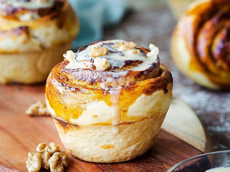 Bal Kabaklı Kremalı Çörek