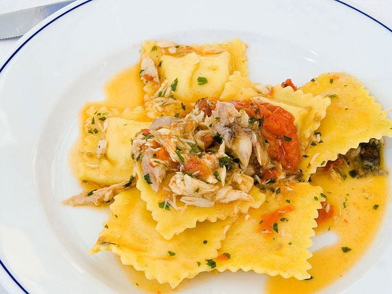 Balık Dolgulu Ravioli