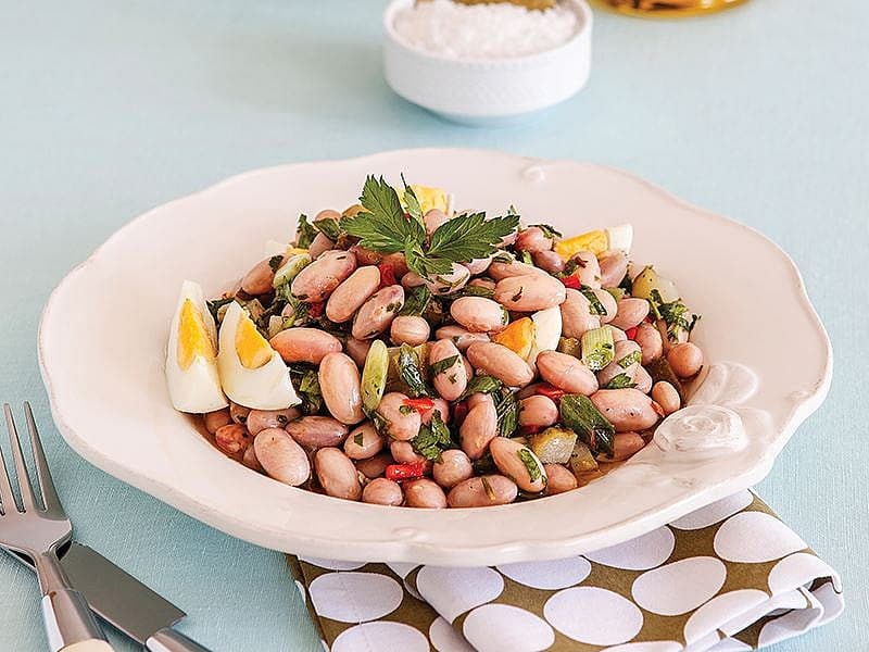 Barbunya Fasulye Piyazı