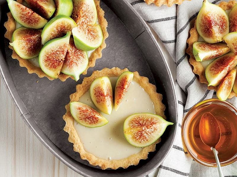 Beyaz Çikolatalı İncirli Tart