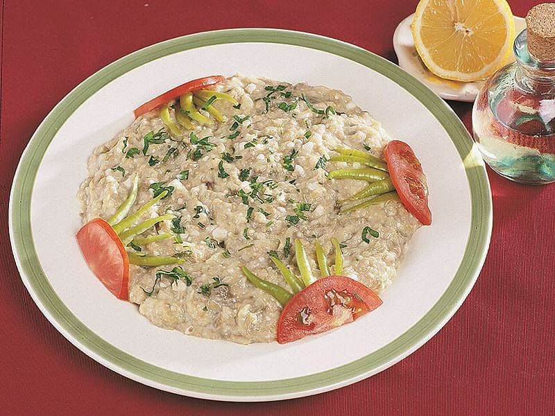 Beyaz Peynirli Patlıcan Salatası