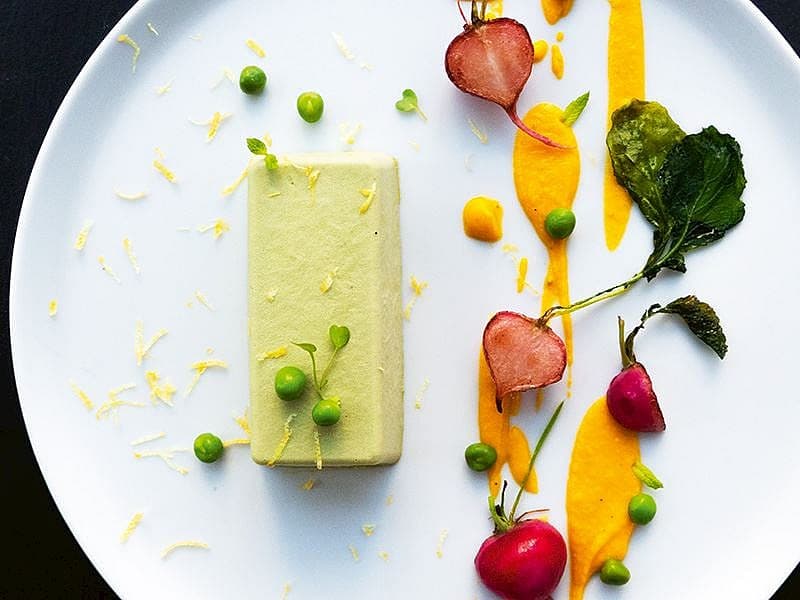 Bezelye Panna Cotta