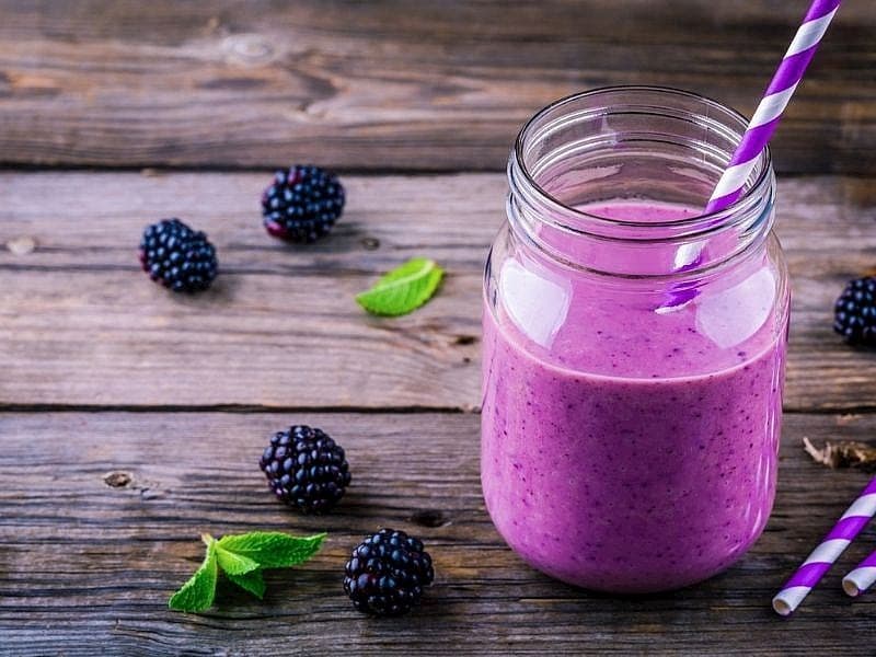 Böğürtlenli Smoothie