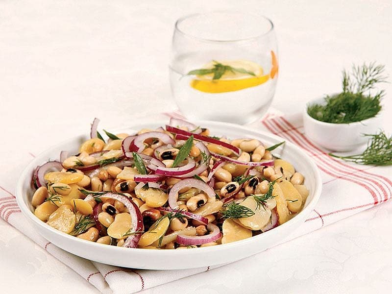 Börülceli Bakla Salatası