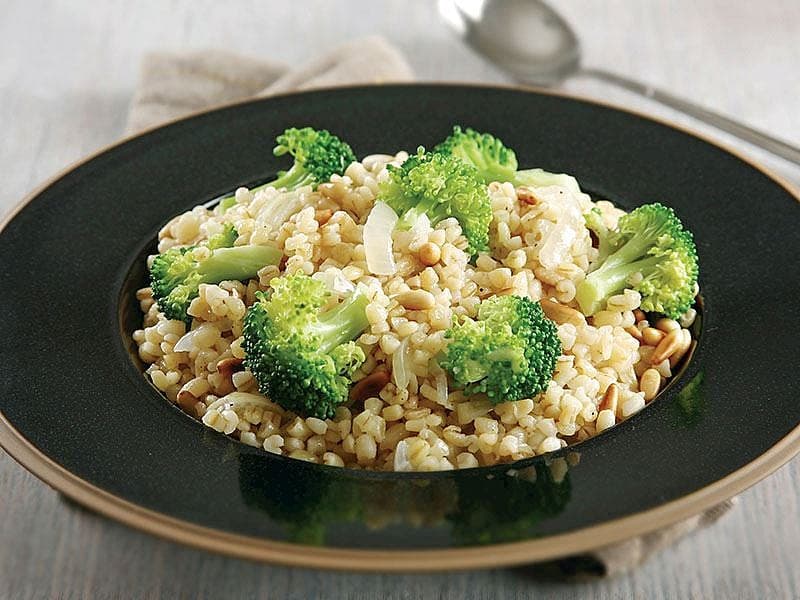 Brokolili Bulgur Pilavı