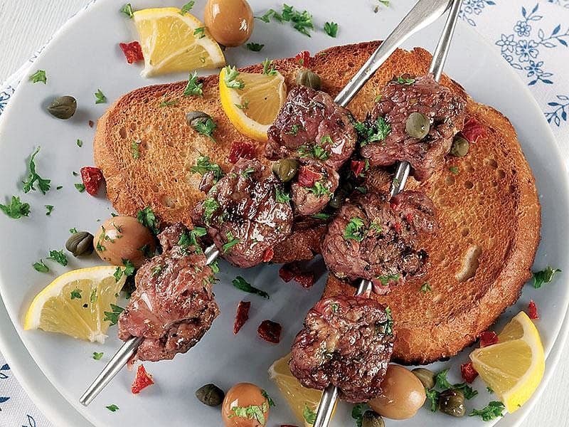 Bruschetta'lı Izgara Şiş