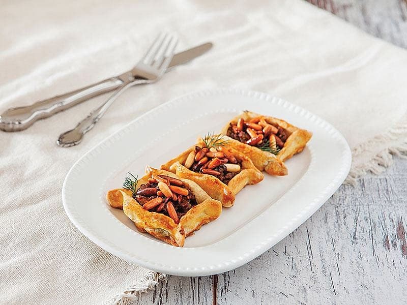 Çam Fıstıklı Mini Lahmacun