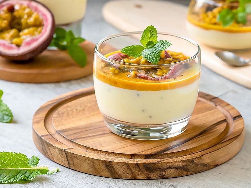 Çarkıfelek Meyveli Panna Cotta