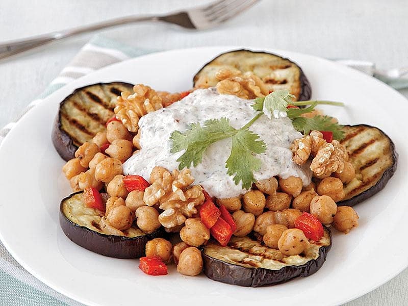 Ceviz Soslu Patlıcanlı Salata