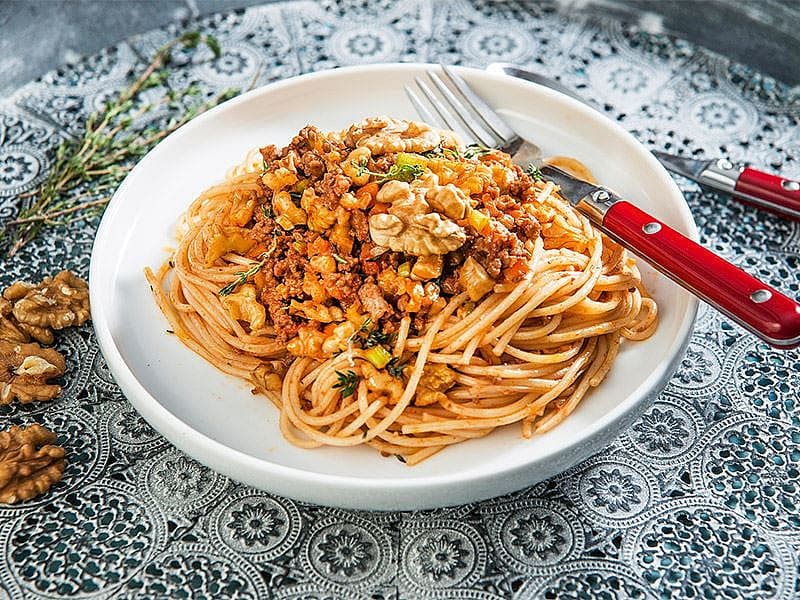 Cevizli Spagetti Bolonez