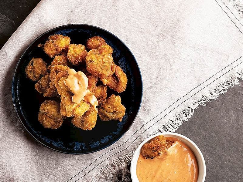 Chili Soslu Çıtır Mantarlar