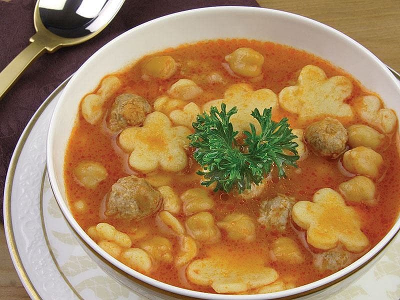Çiçek Hamurlu Çorba