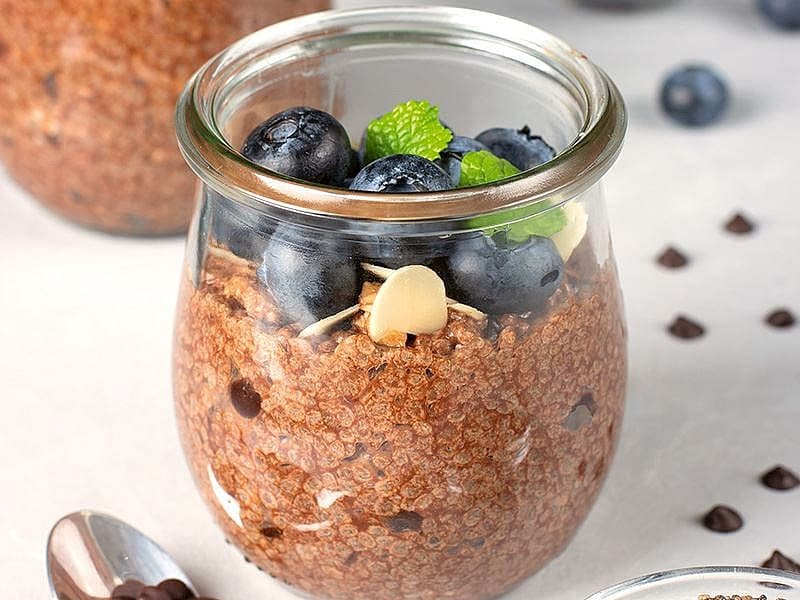 Çikolatalı Chia Puding