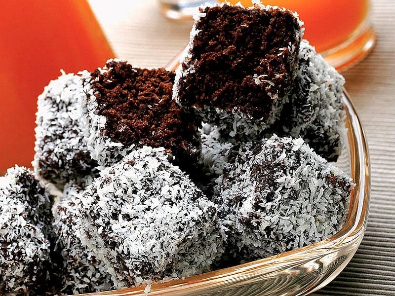 Çikolatalı Lamington Kek