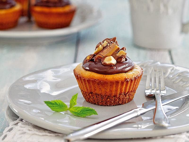 Çikolatalı Ve Fıstıklı Mini Cheesecake