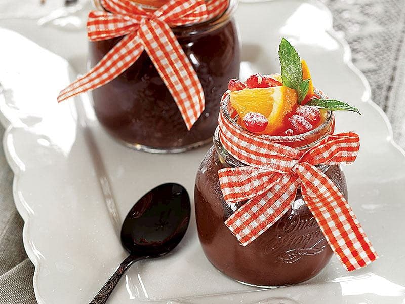 Çikolatalı Ve Portakallı Puding