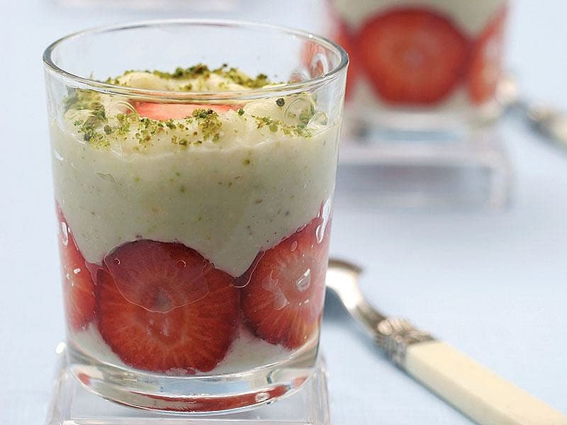 Çilek Aromalı Keşkül