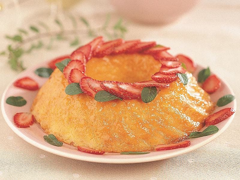 Çilekli Pirinç Pastası