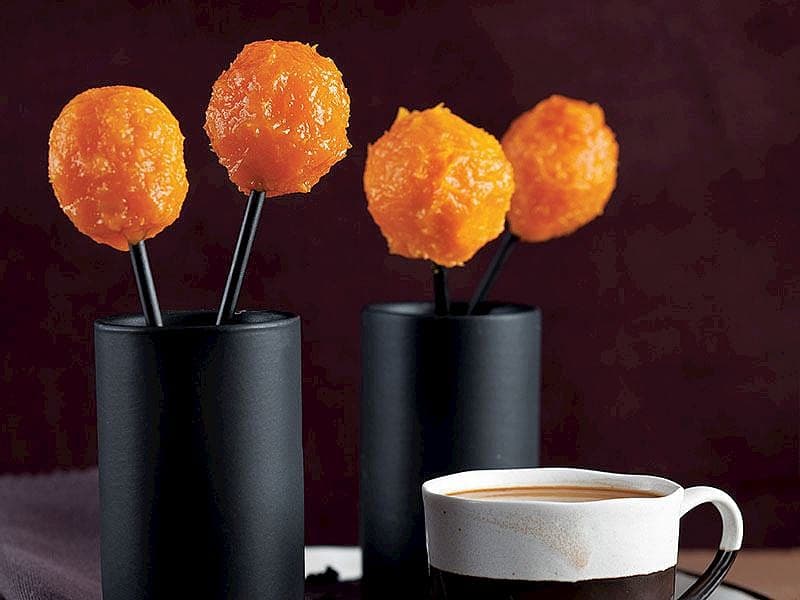 Çubukta Bal Kabağı Topları