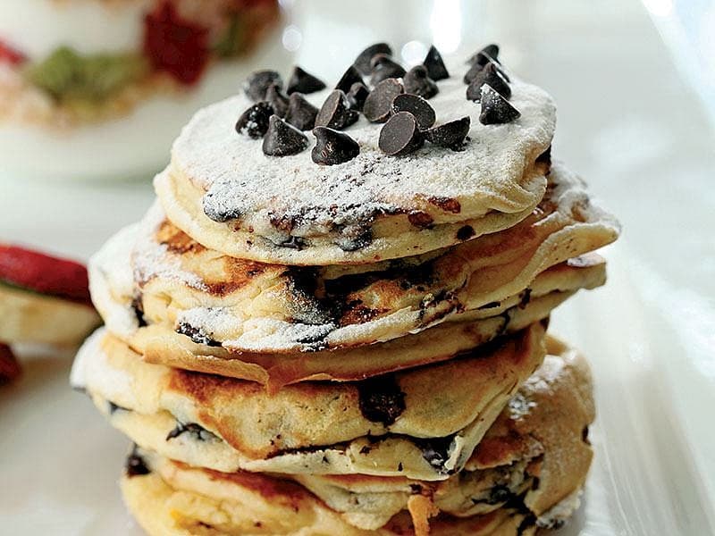 Damla Çikolatalı Ve Portakallı Pancake