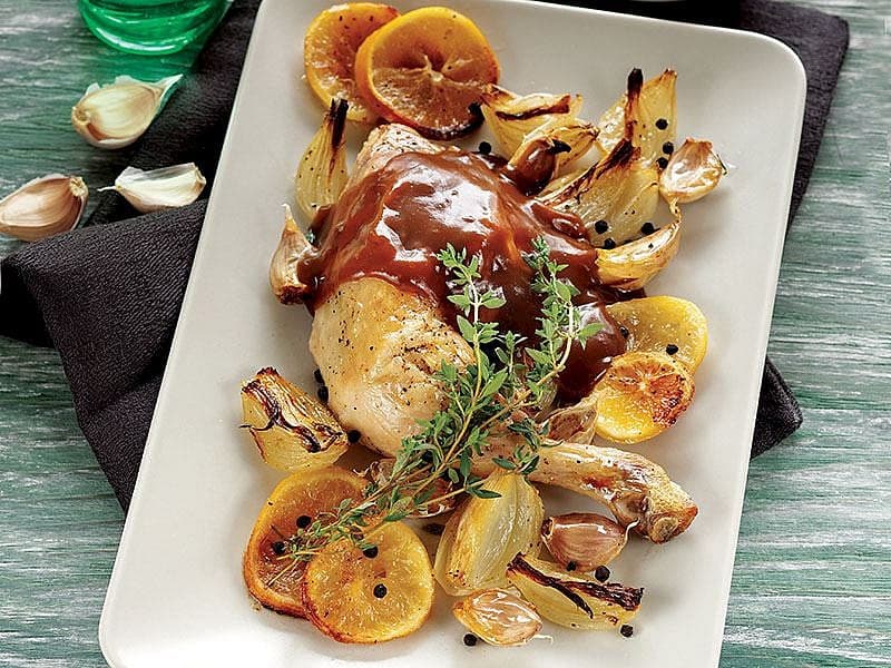 Demi Glace Soslu Fırında Tavuk Butları