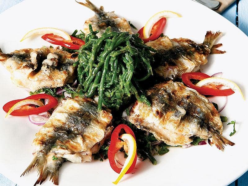 Deniz Börülceli Sardalye Dolma Izgara