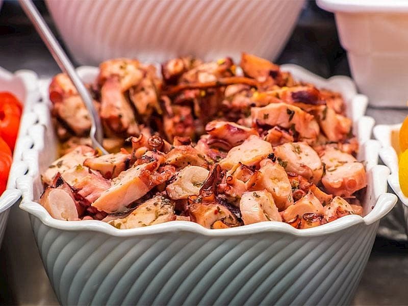 Domates Soslu Ahtapot