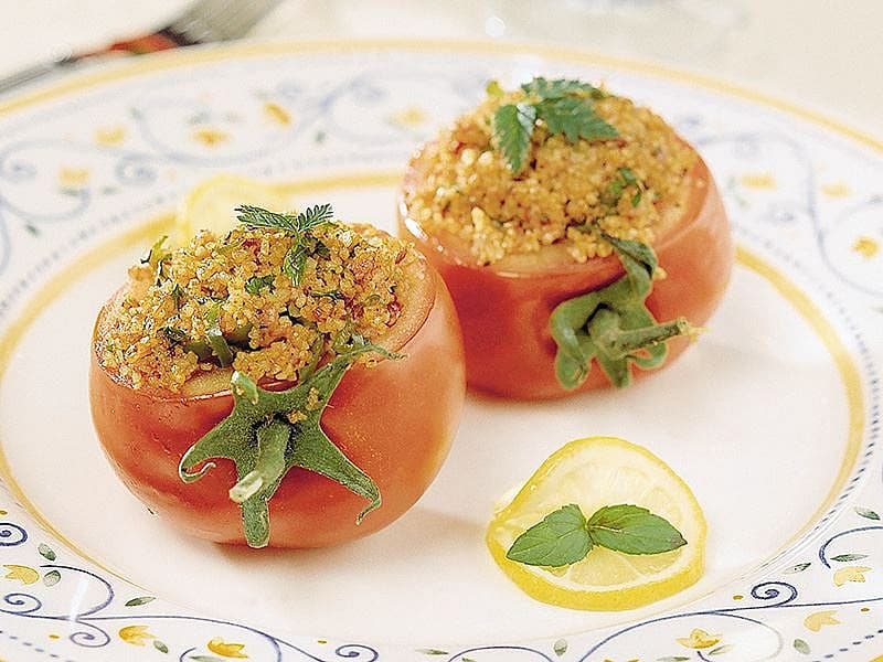 Domates Sepetinde Bulgur Salatası