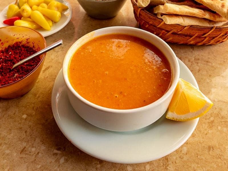 Domatesli Mercimek Çorbası