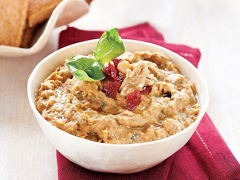 Domatesli Dip Sos Ve Kraker