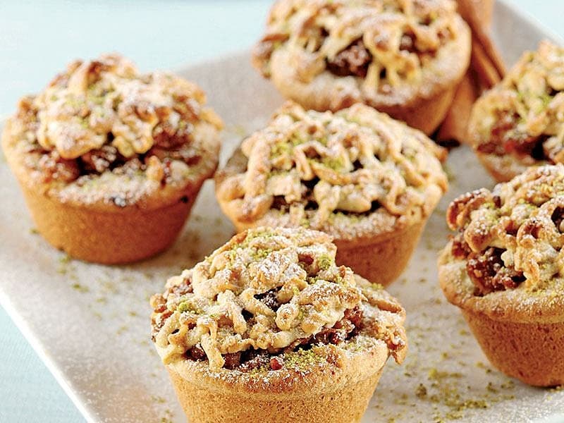 Elmalı Cevizli Muffin
