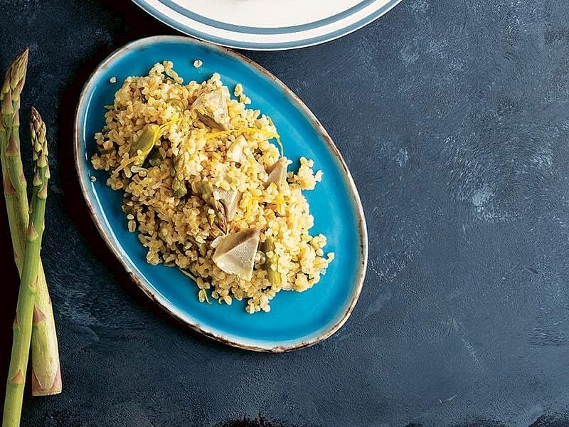 Enginarlı Bulgur Pilavı