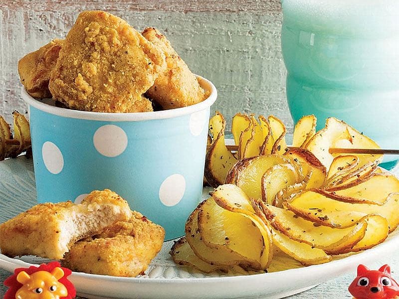 Fırında Kolay Nuggets