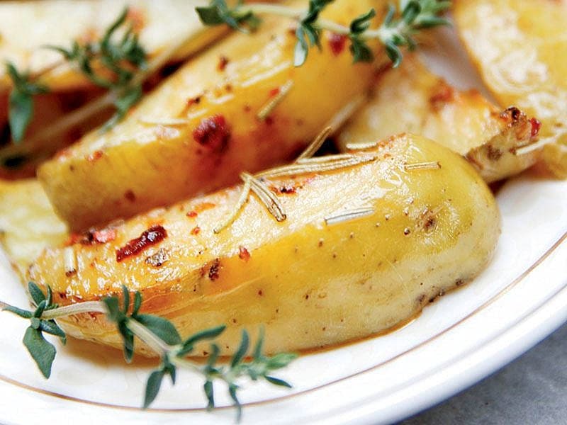 Fırında Baharatlı Patates Yemeği