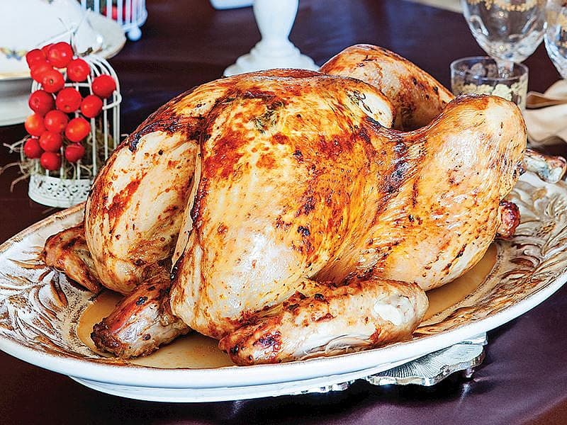 Fırında Hindi Dolması