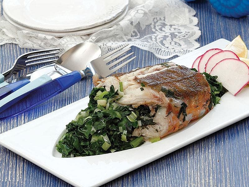Fırında Otlu Kırlangıç Balığı
