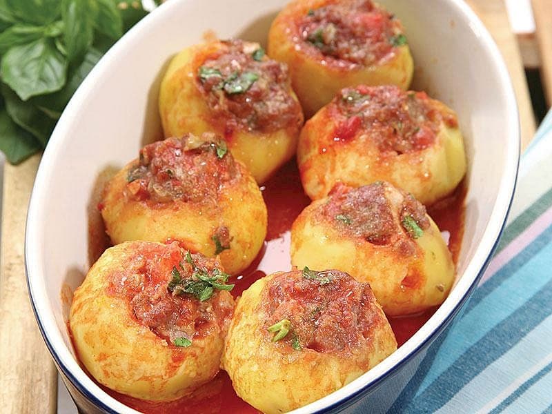 Fırında Patates Dolması
