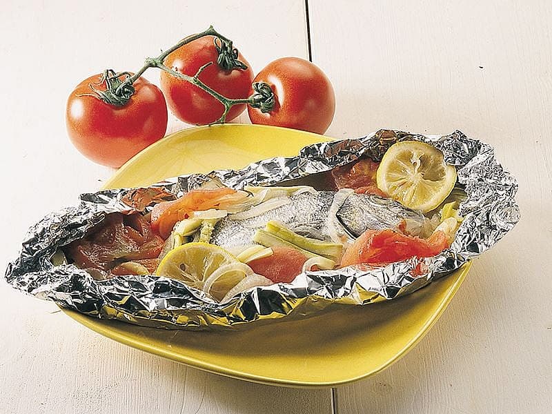Fırında Sebzeli Balık