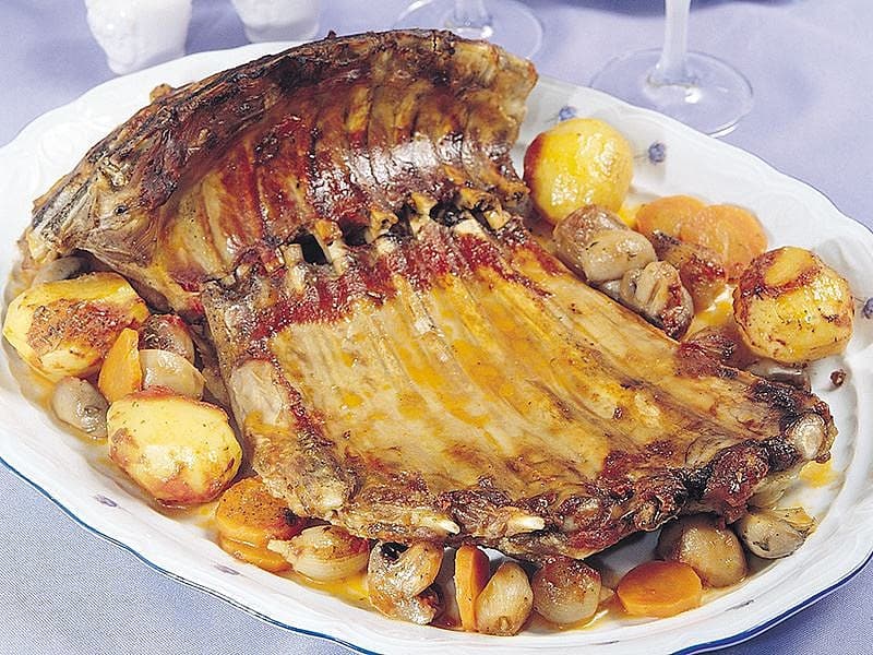 Fırında Sebzeli Kaburga