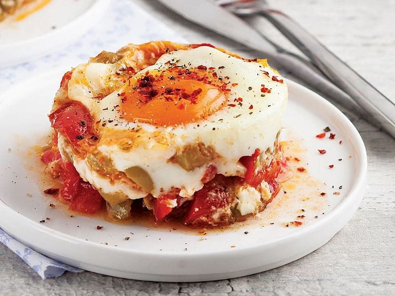 Fırında Sebzeli Muffin Yumurta
