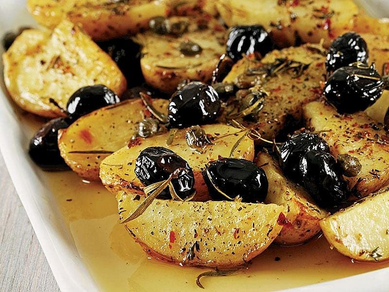 Fırında Zeytinli Patates