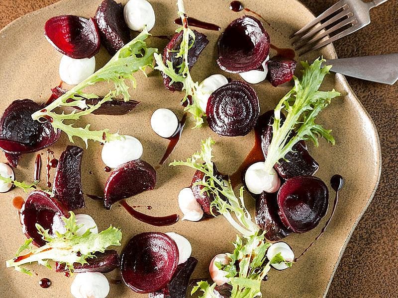 Fırınlanmış Pancar Salatası