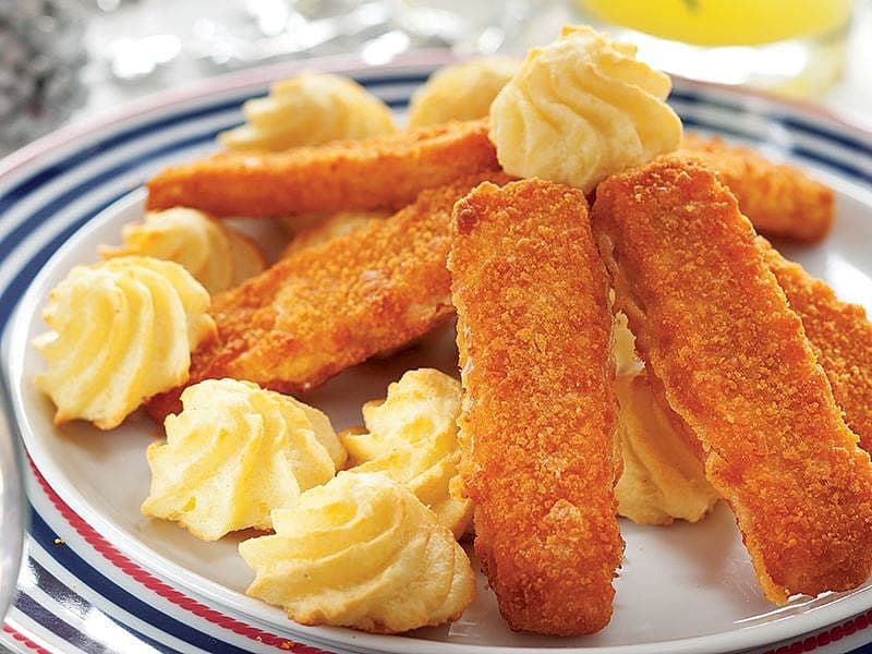Fish Fingers Yanında Prenses Patates