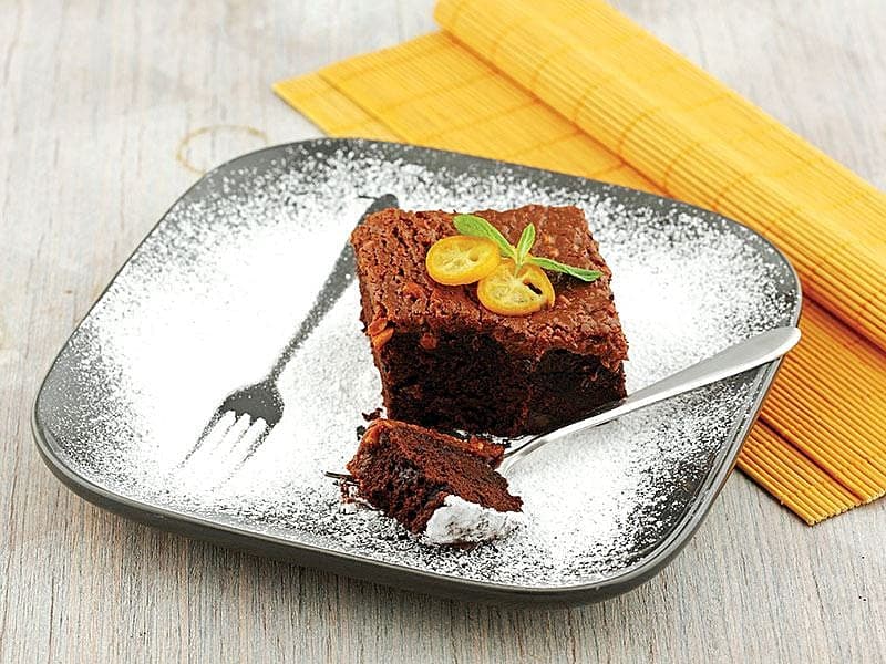 Fıstık Ezmeli, Karamelli Brownie
