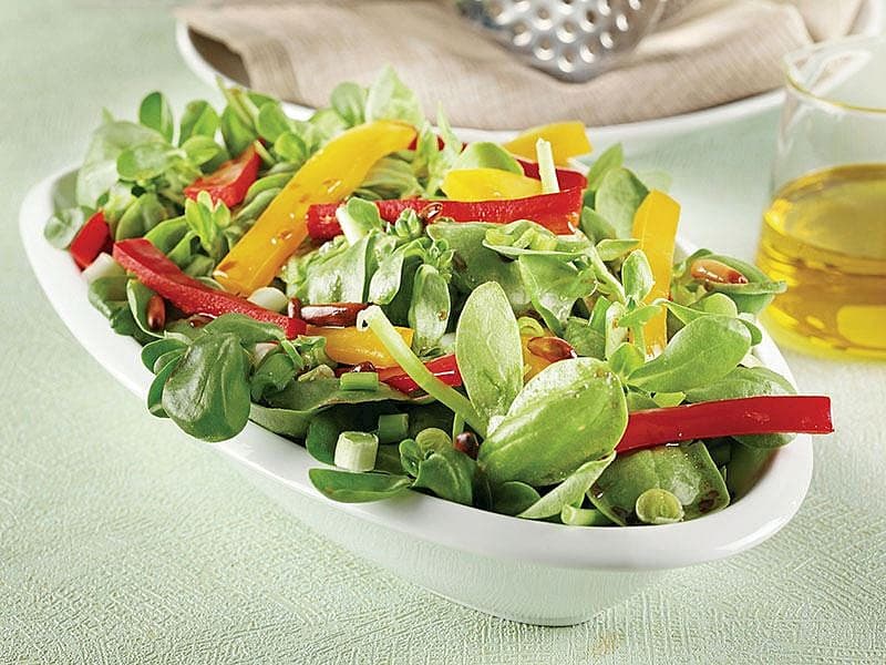 Fıstıklı Semizotu Salatası