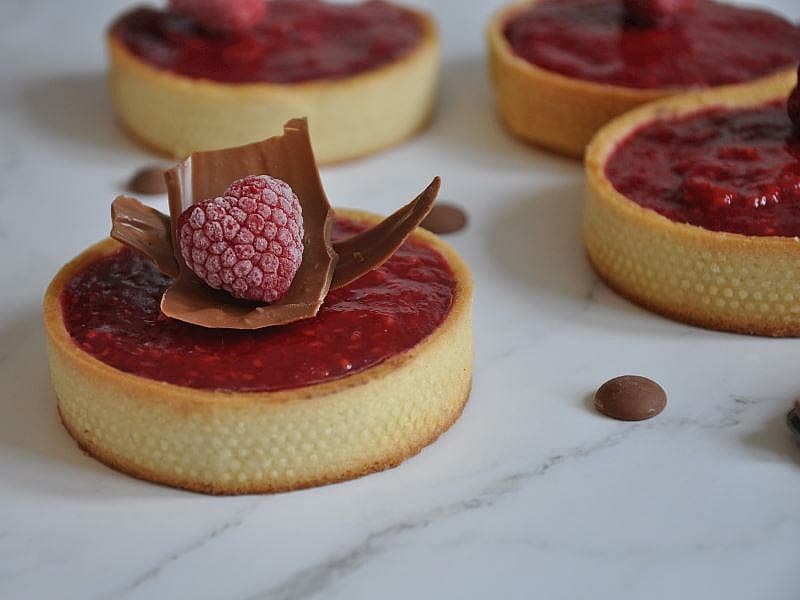 Frambuazlı Çikolatalı Tartolet