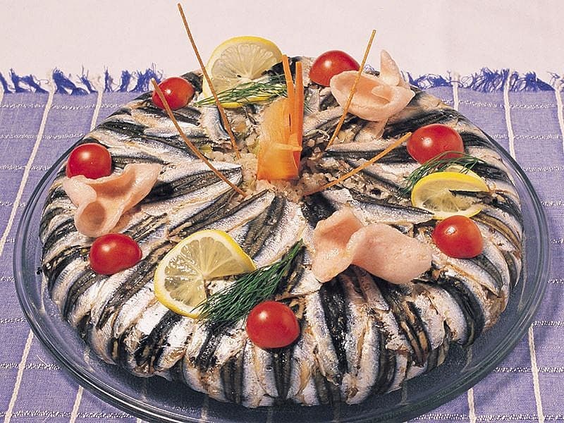 Hamsili Pırasalı Pilav