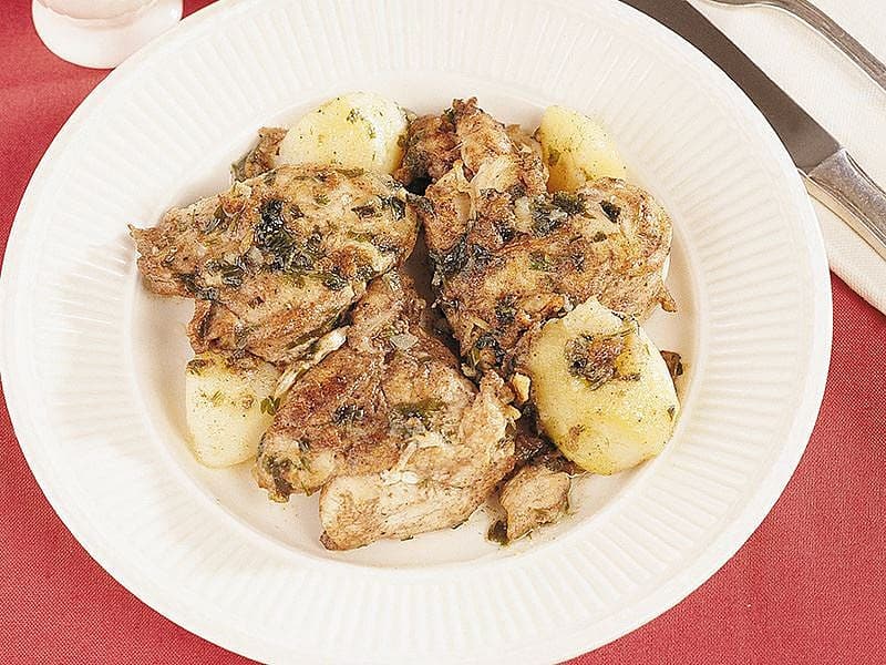 Hardal Soslu Patatesli Hindi