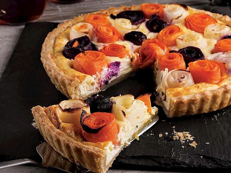 Havuçlu Gül Tart